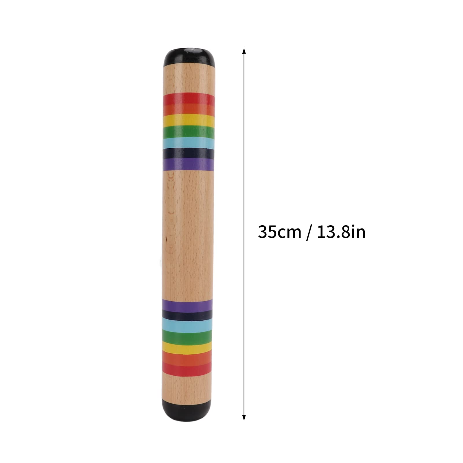 Buachois Wooden Rain Maker,35cm Rain Stick Rainfall Rattle Tube